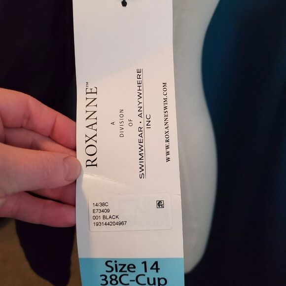 NWT - Roxanne Tummy control One piece Swimsuit! 14 38C - Picture 7 of 9